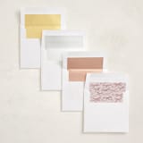 "Angel" - Holiday Ornament Cards in Rose by Pati Cascino - Envelope Liner Options