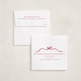 "Bow Tied" - Holiday Ornament Cards in Cardinal by Kaydi Bishop - FREE Recipient Addressing