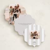 "love joy" - Holiday Ornament Cards in Snow by Kate Ross - Back of Card Options