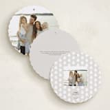 "Noelle" - Holiday Ornament Cards in Marshmallow by Pati Cascino - Back of Card Options