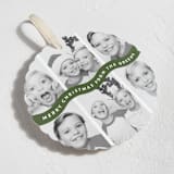 "Bouncy" - Holiday Ornament Cards in Pine by Up Up Creative - Detail