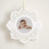 "Merry & New" - Holiday Ornament Cards in Holly Berry by Randi Cirelli - Front
