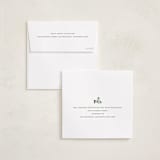 "Scalloped Holly" - Holiday Ornament Cards in Fir by Teju Reval - Envelope Addressing