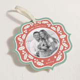 "Holly Frame" - Holiday Ornament Cards in Festive by Brandy Folse - Detail