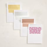 "Holly Frame" - Holiday Ornament Cards in Candy Cane by Brandy Folse - Envelope Liner Options