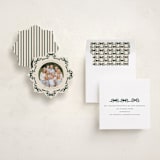 "Bow Ornament" - Holiday Ornament Cards in Pine Needle by Jenna Holcomb - Fully Customized