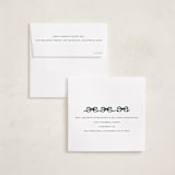 "Bow Ornament" - Holiday Ornament Cards in Pine Needle by Jenna Holcomb - Envelope Addressing