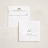 "Wreath of Doves" - Holiday Ornament Cards in Wintermint by Everett Paper Goods - FREE Recipient Addressing