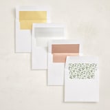 "Wreath of Doves" - Holiday Ornament Cards in Wintermint by Everett Paper Goods - Envelope Liner Options