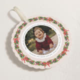 "Christmas Ornament" - Holiday Ornament Cards in Blush by Sherley Ferreira - Detail