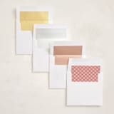 "Christmas Ornament" - Holiday Ornament Cards in Blush by Sherley Ferreira - Envelope Liner Options