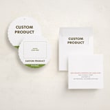 "Minted Custom" - Holiday Ornament Cards in Charcoal by Minted Custom - Assembled