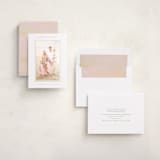 "modern minimalist" - Foil-Pressed Holiday Photo Mount Cards in Starlight by Christy Hy Lee - Assembled