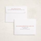 "Portrait Custom" - Foil-Pressed Holiday Photo Mount Cards in Charcoal by Minted Custom - FREE Recipient Addressing