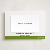 "Landscape Custom" - Foil-Pressed Holiday Photo Mount Cards in Golden by Minted Custom - Front