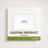 "Landscape Custom" - Foil-Pressed Holiday Photo Mount Cards in Golden by Minted Custom - Front