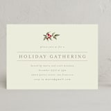 "Holiday Classic" - Party Invitations in Linen by Chris Griffith - Front