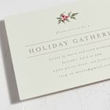 "Holiday Classic" - Party Invitations in Linen by Chris Griffith - Detail