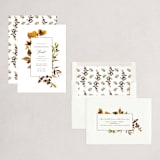 "Provincial Feast" - Party Invitations in Caramel by Erin Hodges - Assembled