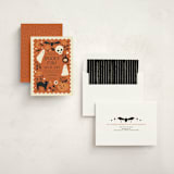 "Spooky Fun" - Party Invitations in Pumpkin by Kiersten Garner - Assembled