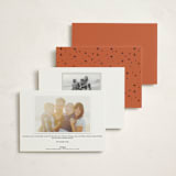 "Black Cats" - Party Invitations in Cream by Kiersten Garner - Back of Card Options