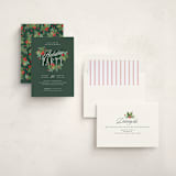 "Bright Berry" - Party Invitations in Pine by Paper Raven Co. - Assembled