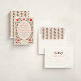 "Christmas Flowers" - Party Invitations in Chardonnay by Claudia Orengo - Assembled