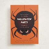 "Spidey" - Party Invitations in Pumpkin by Gwen Bedat - Front