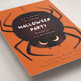 "Spidey" - Party Invitations in Pumpkin by Gwen Bedat - Detail