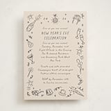 "Doodled Cheer" - Party Invitations in Ink by Jamie Alexander - Front