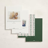 "festive framework" - Party Invitations in Evergreen by Rebecca Durflinger - Back of Card Options