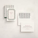 "festive framework" - Party Invitations in Evergreen by Rebecca Durflinger - Assembled