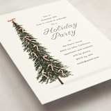 "Candy Cane Tree" - Party Invitations in Snow by Baumbirdy - Detail