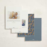 "Autumn Harvest" - Party Invitations in Slate Gray by Cindy Reynolds - Back of Card Options