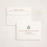 "Cocktails and Canapés" - Party Invitations in Poppy Red by Becky Nimoy - FREE Recipient Addressing