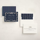 "Wrapped in Greenery" - Party Invitations in Blue Spruce by Ana de Sousa - Assembled