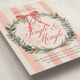 "Festive Party" - Party Invitations in Cherry by Elly - Detail