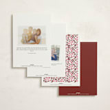 "Heart Flowers" - Party Invitations in Ivory by Sierra Lee - Back of Card Options