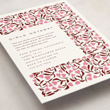 "Heart Flowers" - Party Invitations in Ivory by Sierra Lee - Detail