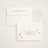 "Party in the USA" - Party Invitations in Crimson by Baumbirdy - FREE Recipient Addressing