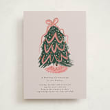 "merry christmas tree" - Party Invitations in Peony by Lori Wemple - Front