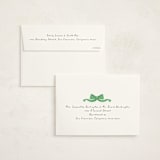 "Wreath With Bow" - Party Invitations in Greenery by mo kelley - FREE Recipient Addressing