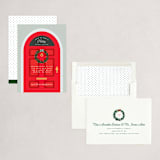 "holiday move" - Party Invitations in Poinsettia by Erica Krystek - Assembled