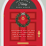 "holiday move" - Party Invitations in Poinsettia by Erica Krystek - Detail