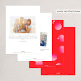 "Modern Display" - Party Invitations in Gumdrop by Corinne Malesic - Back of Card Options