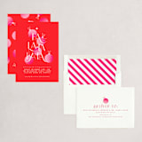 "Modern Display" - Party Invitations in Gumdrop by Corinne Malesic - Assembled