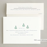 "Little Trees" - Party Invitations in Provincial Blue by Corinne Malesic - FREE Recipient Addressing