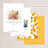 "Rustic Friendsgiving" - Party Invitations in Tangerine by Paper Raven Co. - Back of Card Options