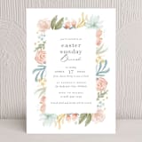 "Blooming Brunch" - Party Invitations in Rose by Ashley DeMeyere - Front