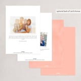 "Blooming Brunch" - Party Invitations in Rose by Ashley DeMeyere - Back of Card Options